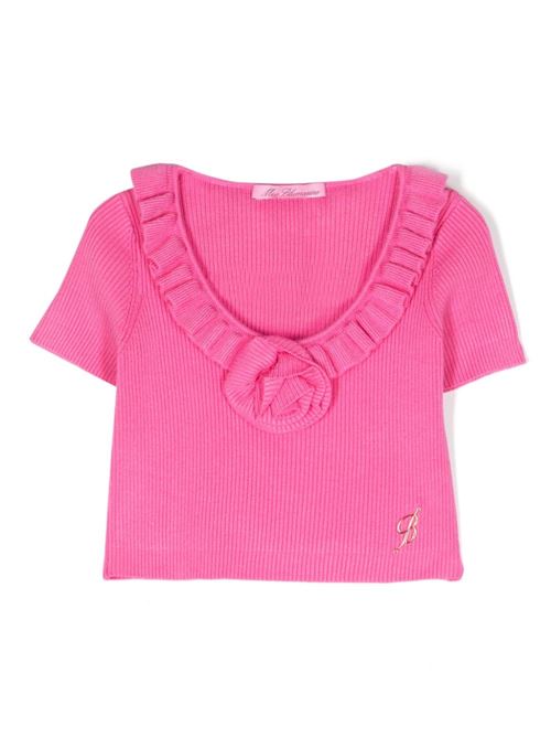 Maglia bambina rosa Miss Blumarine | IA4023MS49IX0560